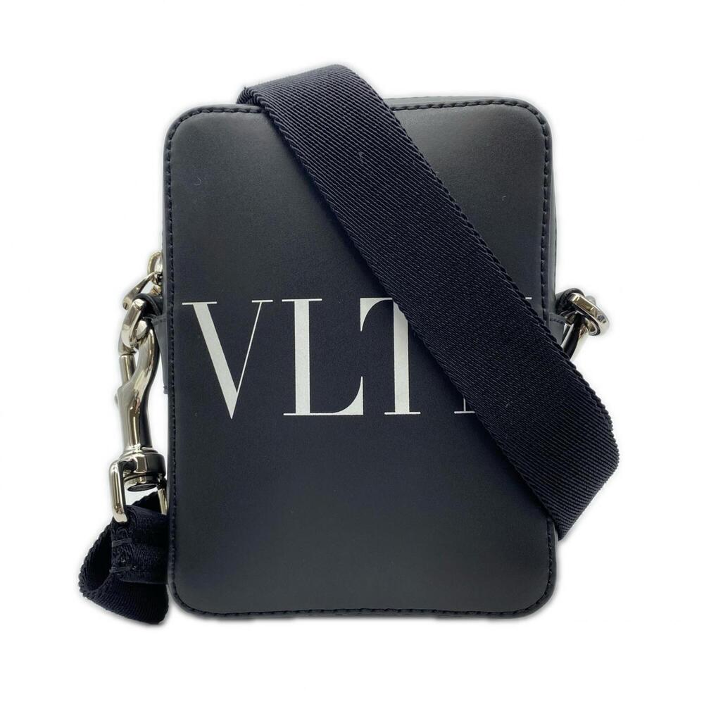 VALENTINO Calfskin Crossbody Shoulder Bag 2Y2B0943WJW Black Calf Leather Men's